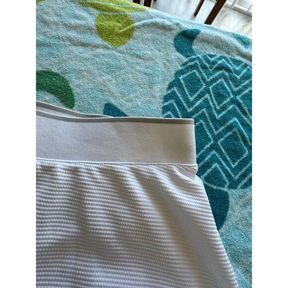 Adidas Club Skirt Skort White GOLF TENNIS Aeroready Primegreen Womens XL - Picture 5 of 10